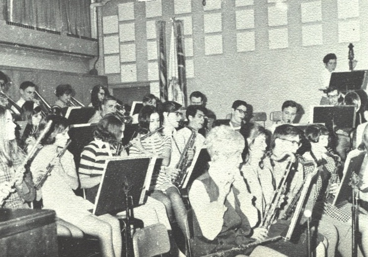 Band practicing