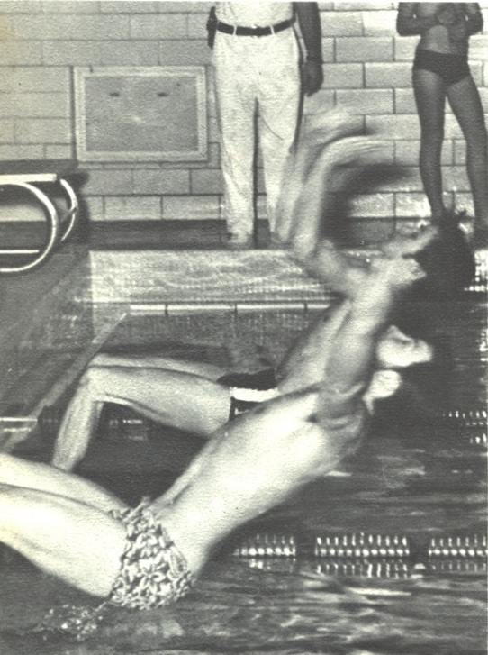 two swimmers