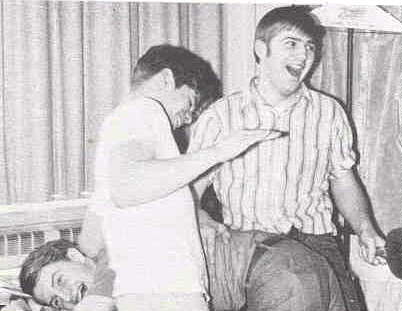 Mr Mlynarcik with paddle